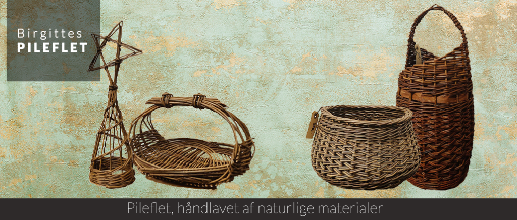Pileflet håndlavet af naturlige materialer ringkøbing gave